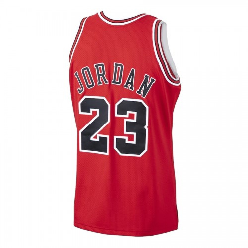 Men's Chicago Bulls Michael Jordan #23 Throwback Red 1997-98 Hardwood Classics Player Jersey-Pro Kit Vault | Brand New 26/27 Sports Jerseys